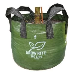 XHD Woven Plastic Plant Bag With 4 Handles, 200L