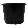 200mmØ Squat Euro Pot -Plant Care Shop 200mm g squat euro pot black 31993.1695191197