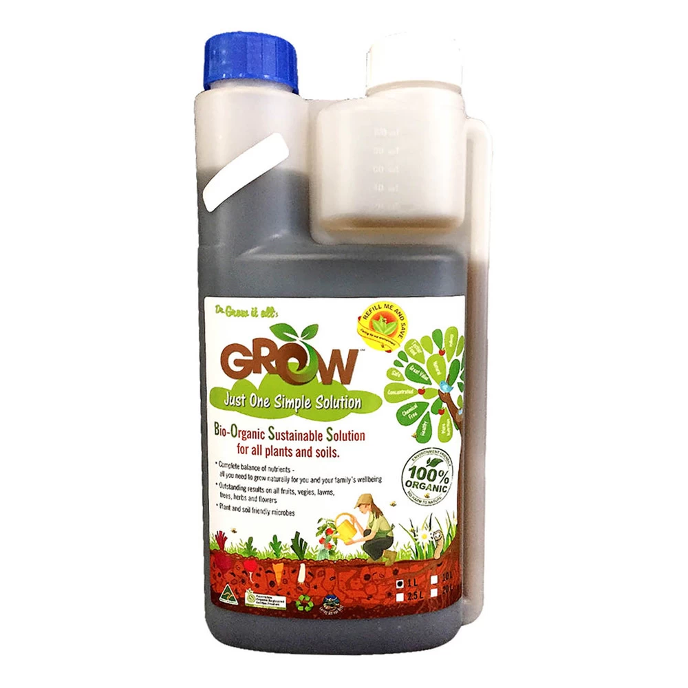GROW Organic Liquid Plant Nutrients 3 GROW Organic Liquid Plant Nutrients
