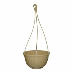 Grecian Hanging Basket Complete -Plant Care Shop Grecian Hanging Basket Complete 250mm Beige 26403.1649645105