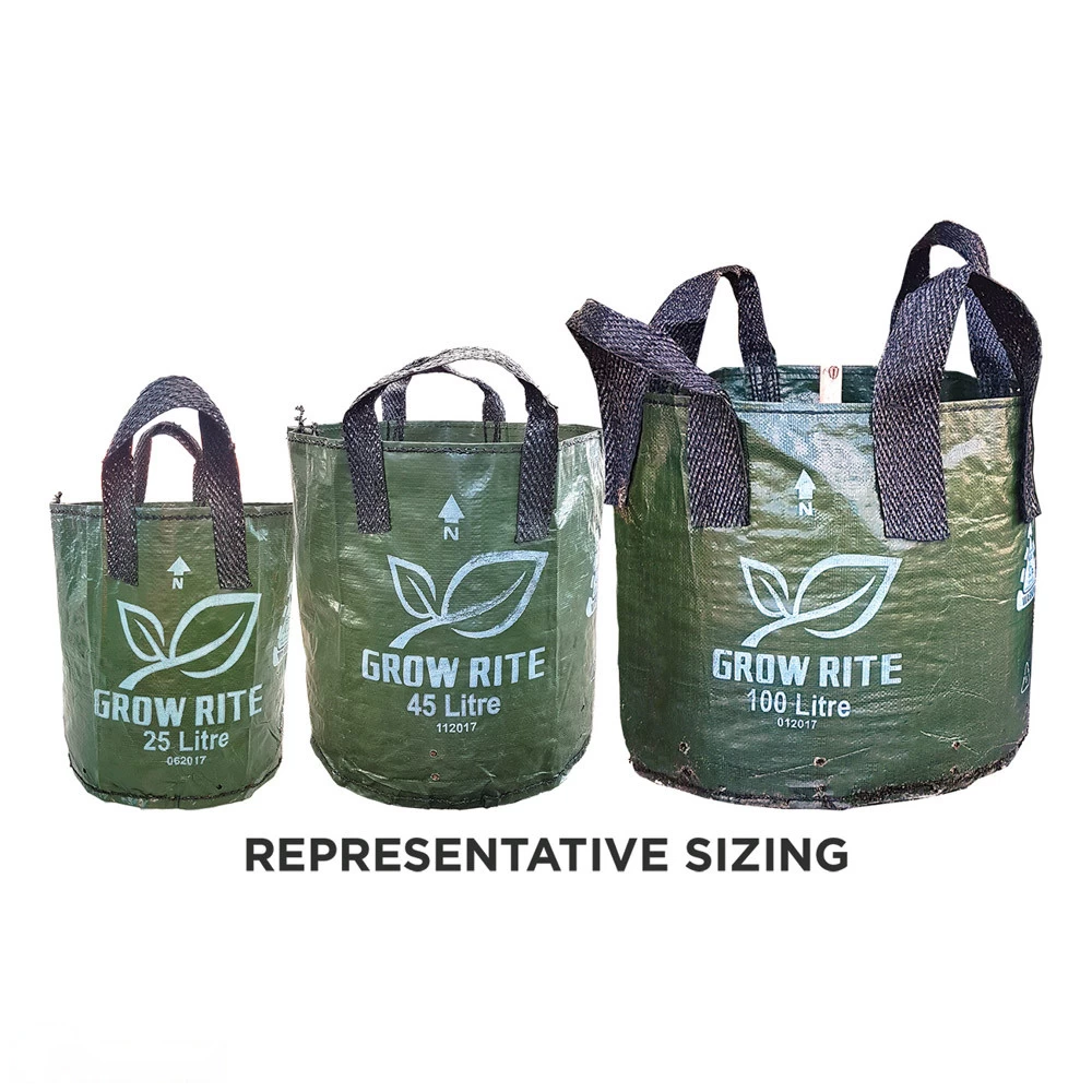 XHD Woven Plastic Plant Bag With 4 Handles, 700L 3 XHD Woven Plastic Plant Bag With 4 Handles, 700L