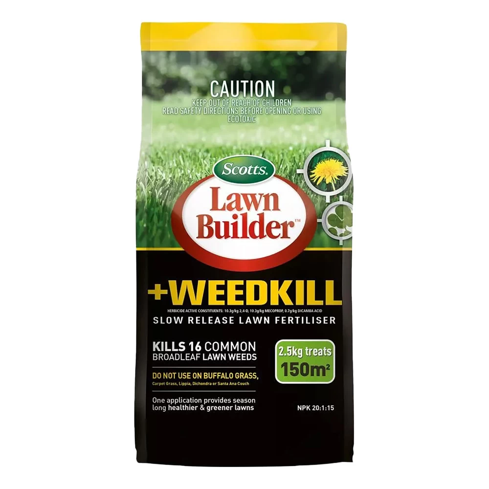 Lawn Builder + Weedkill Slow Release Lawn Fertiliser 3 Lawn Builder + Weedkill Slow Release Lawn Fertiliser