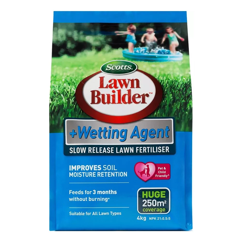 Lawn Builder + Wetting Agent Slow Release Lawn Fertiliser 3 Lawn Builder + Wetting Agent Slow Release Lawn Fertiliser
